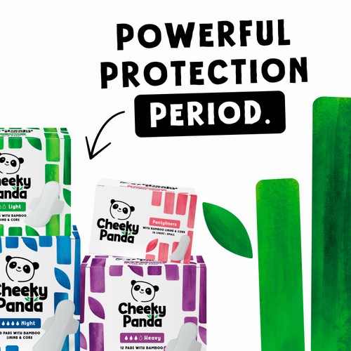 The Cheeky Panda Pantyliners with Bamboo Core thumbnail 7