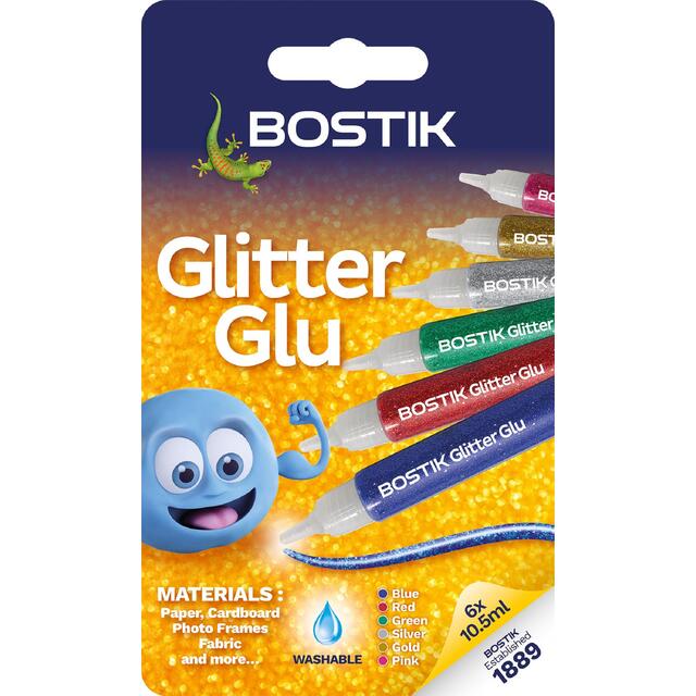 Bostik Glitter Glue Pens, 10.5ml