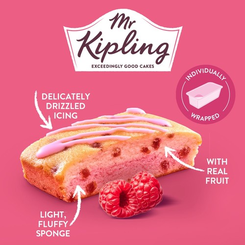 Mr Kipling Raspberry Lunchbox Slices thumbnail 2
