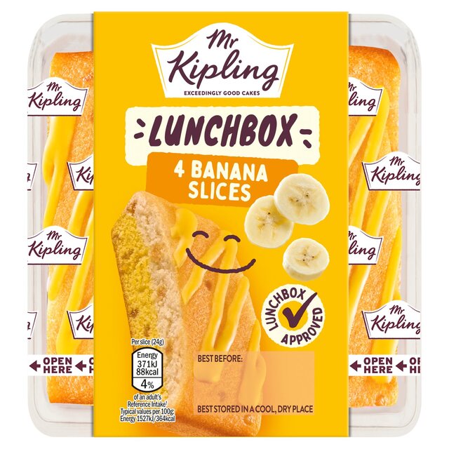 Mr Kipling Banana Lunchbox Slices thumbnail 2