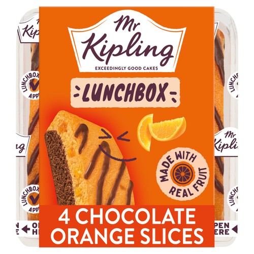 Mr Kipling Choc Orange Lunchbox Slices 
