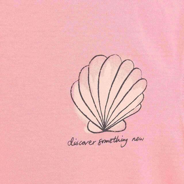 M&S Girls Pure Cotton Shell Slogan T-Shirt, 2-7 Years, Pink thumbnail 3