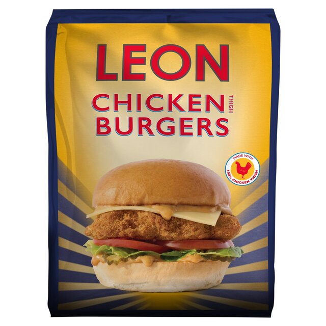 LEON Chicken Thigh Burgers