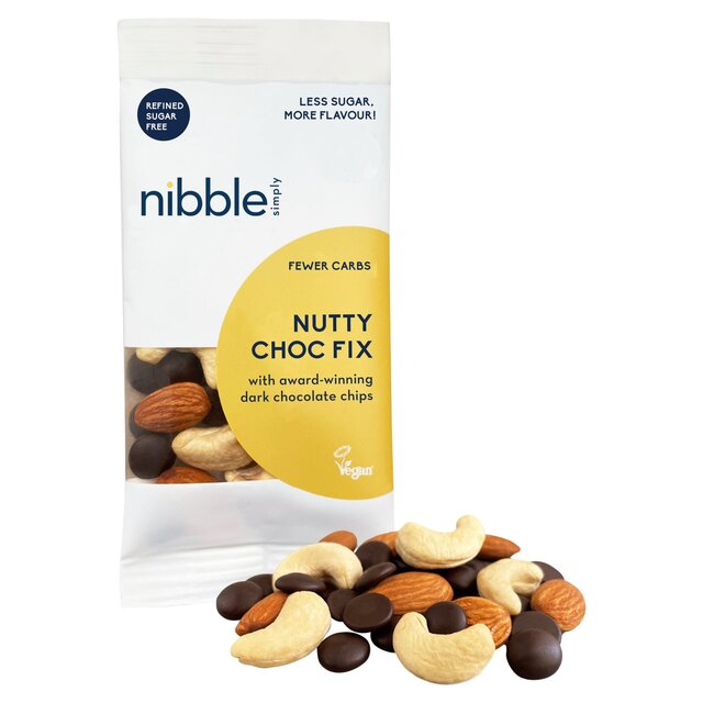 Nibble Simply Nutty Choc Fix Trail Mix