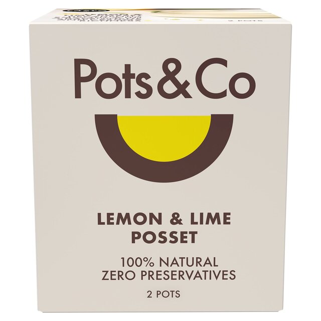 Pots & Co Lemon & Lime Posset Twin Pack 2x91g