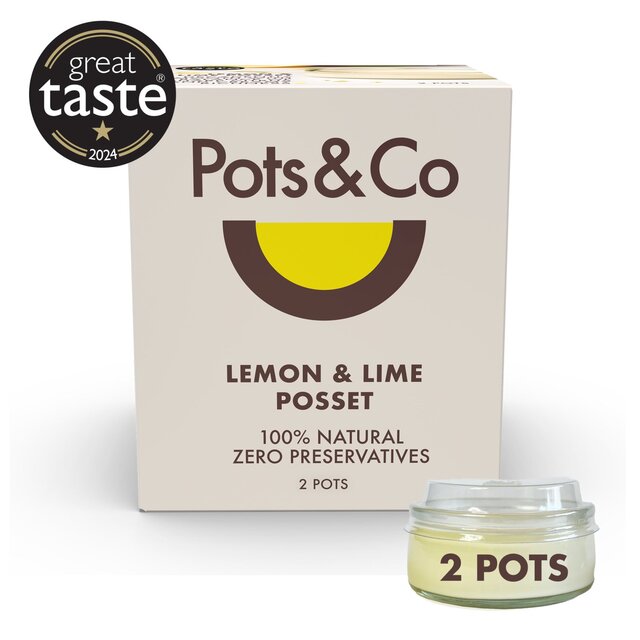 Pots & Co Lemon & Lime Posset Twin Pack 2x91g thumbnail 2
