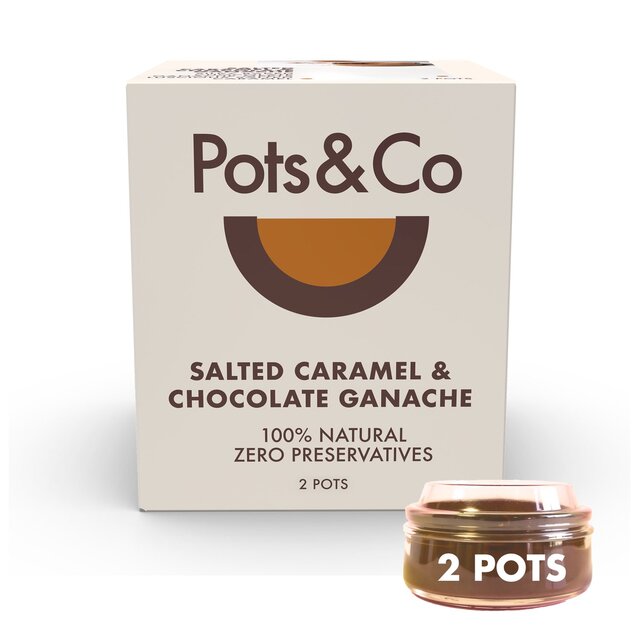 Pots & Co Salted Caramel & Chocolate Ganache Twin pack 2x82g thumbnail 2