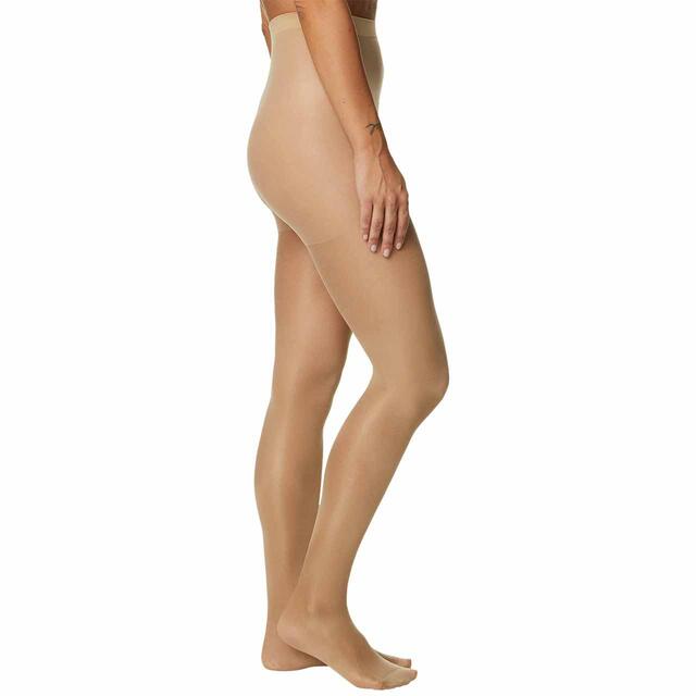 M&S Womens 15 Denier Medium Support Tights, S-XL, Opaline thumbnail 3