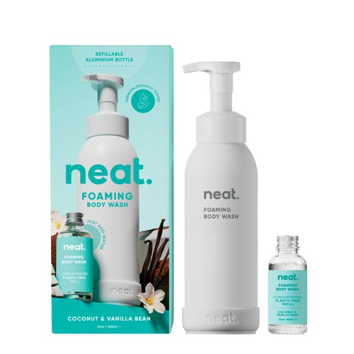 Neat Foaming Body Wash Coconut & Vanilla Bean Starter Pack thumbnail 2