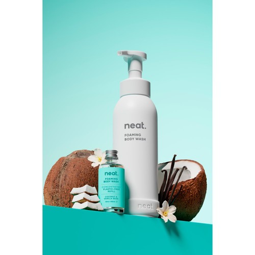 Neat Foaming Body Wash Coconut & Vanilla Bean Starter Pack thumbnail 3