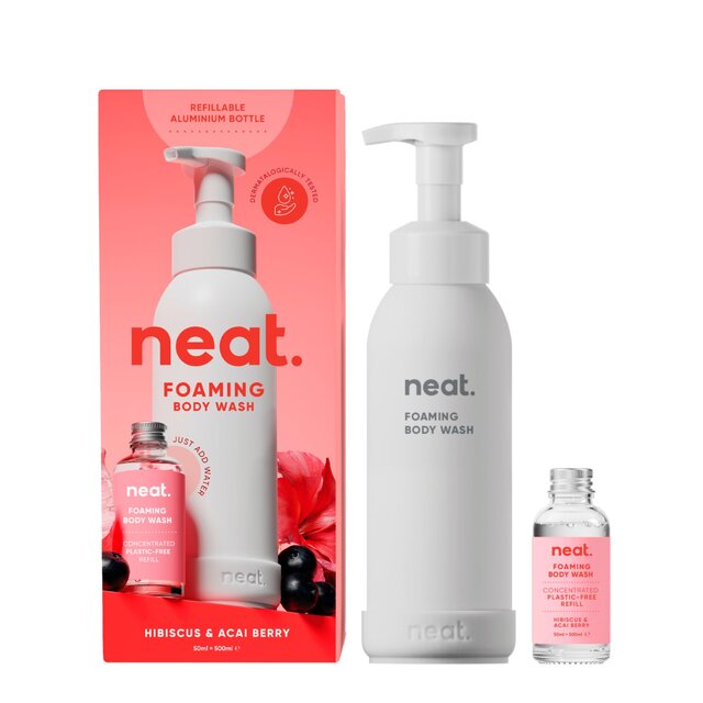 Neat Foaming Body Wash Hibiscus & Acai Berry Starter Pack thumbnail 2