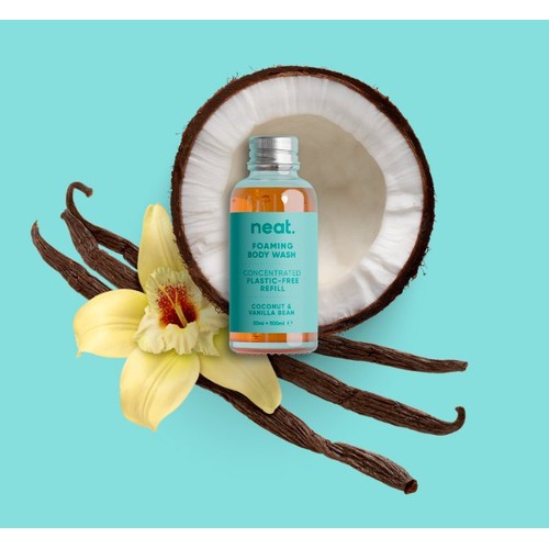 Neat Foaming Body Wash Coconut & Vanilla Bean Refill thumbnail 4