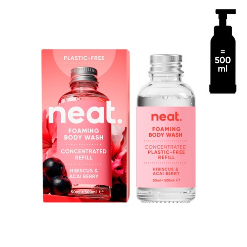 Neat Foaming Body Wash Hibiscus & Acai Berry Refill thumbnail 2