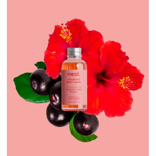 Neat Foaming Body Wash Hibiscus & Acai Berry Refill thumbnail 3