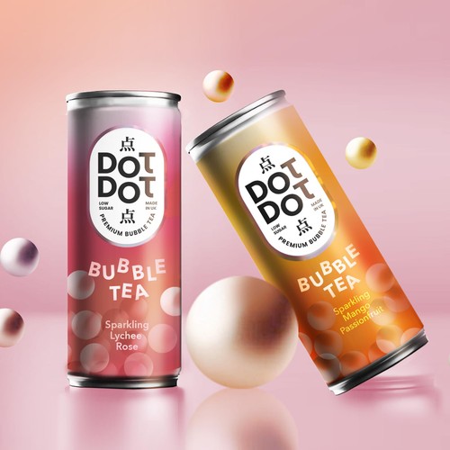 Dot Dot Sparkling Lychee Rose Bubble Tea thumbnail 5
