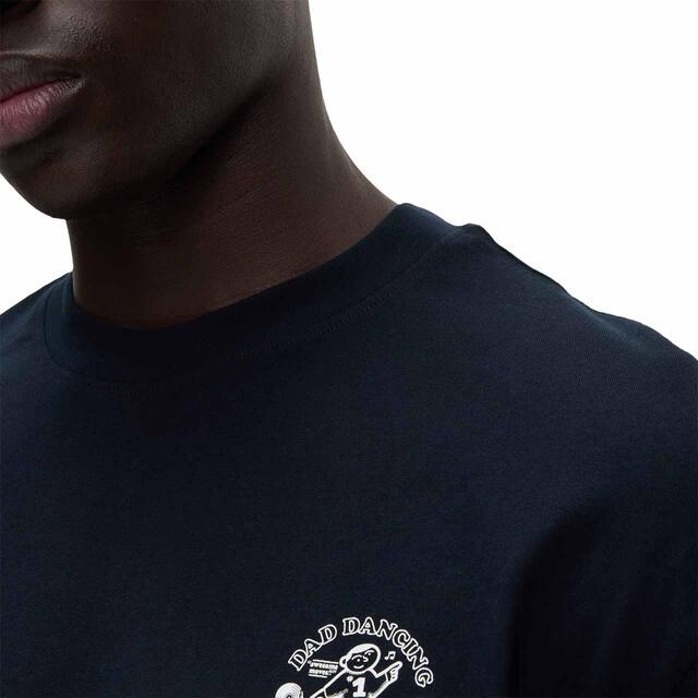 M&S Dancing Dad Graphic Pyjama Set, S-XL, Navy thumbnail 4