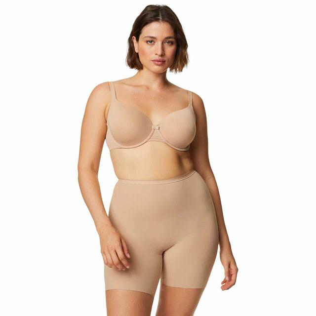 M&S Womens Light Control Thigh Slimmers, Size 8-18, Rose Quartz thumbnail 2