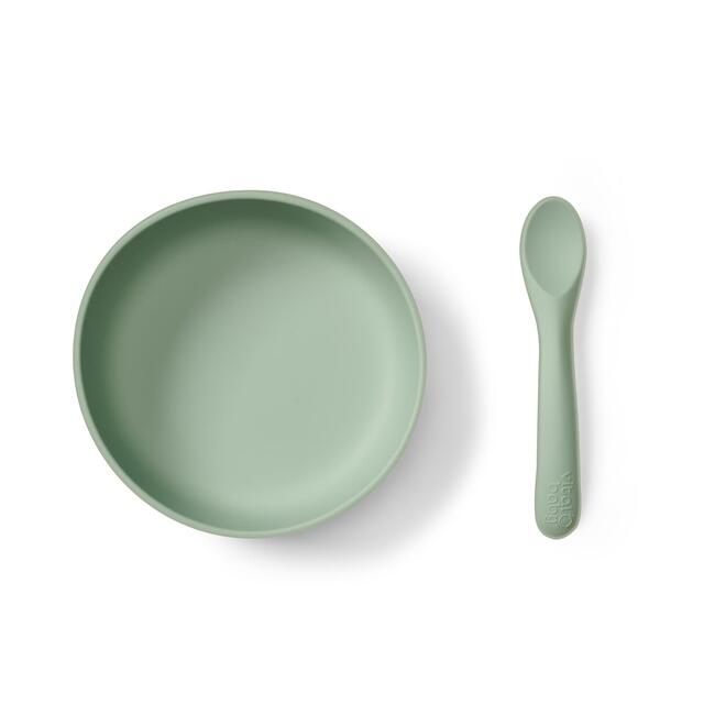 Vital Baby Silicone Suction Feeding Bowl Set - Mint thumbnail 6