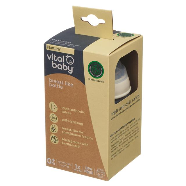 Vital Baby Nurture Breast Like Bottle 240ml thumbnail 6