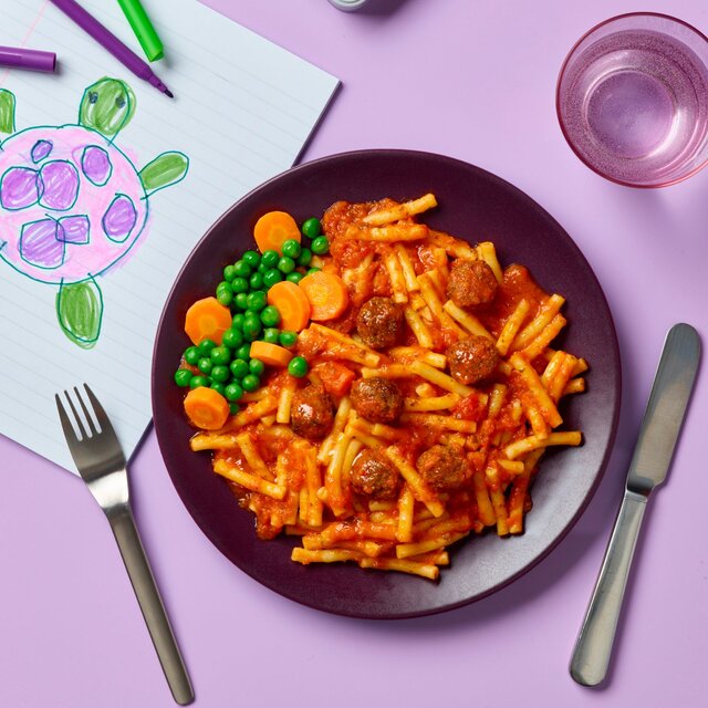 Big Dish Pasta & Meatballs 300g from Little Dish thumbnail 4