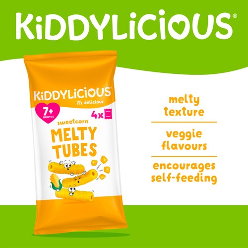 Kiddylicious Melty Tubes Sweetcorn thumbnail 4