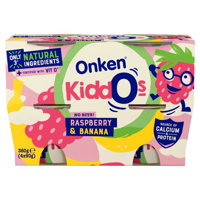 Onken KiddOs Raspberry & Banana Kids Yogurt