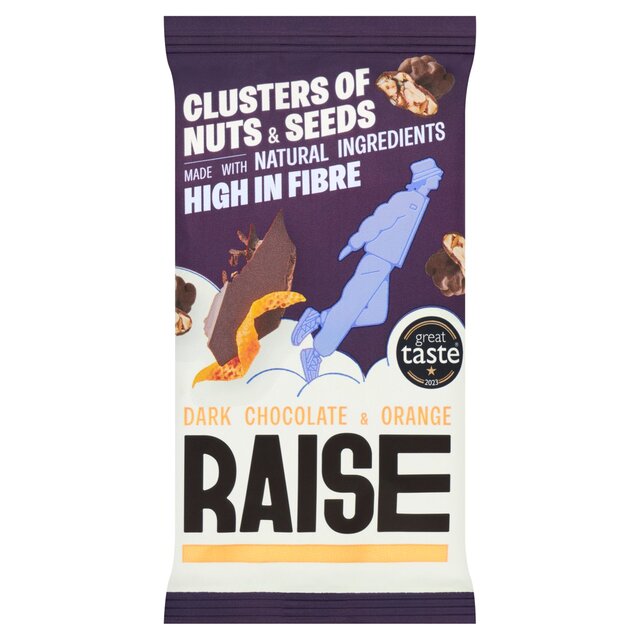 Raise Snacks-Dark Chocolate & Orange, Clusters of Nuts & Seeds