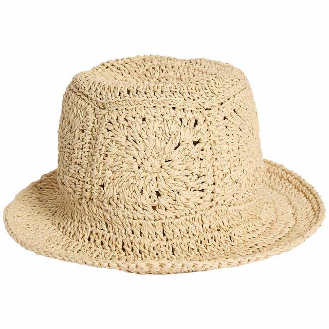 M&S Unisex Kids Plain Straw Sun Hat, 18 Months to 6 Years