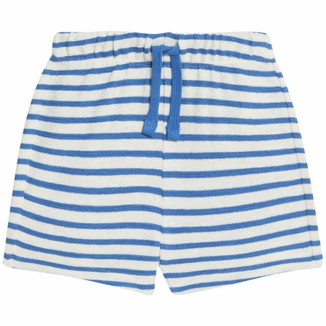 M&S Blue Striped Short Outfit, 3 Months-3 Years, Blue thumbnail 2