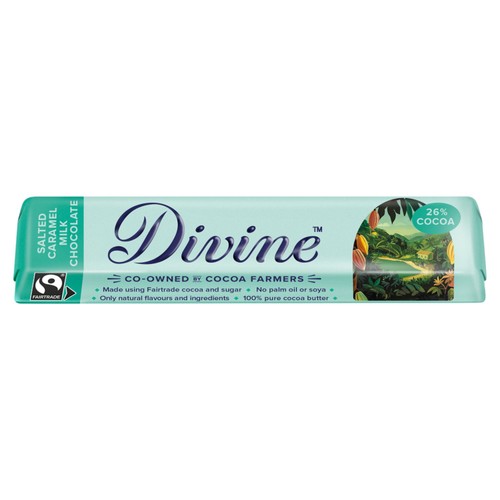 Divine Salted Caramel Chocolate Bar