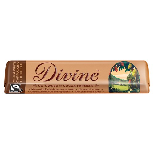Divine Milk & White Chocolate Cappuccino Bar