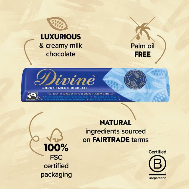 Divine Milk Chocolate Bar thumbnail 2