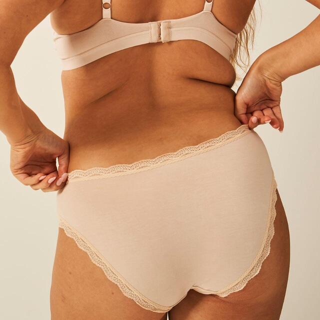 Stripe & Stare The Original Knicker Three Pack, Sand, XS-XL thumbnail 3