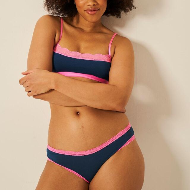 Stripe & Stare The Original Knicker Three Pack, Midnight Neon, XS-XL thumbnail 2