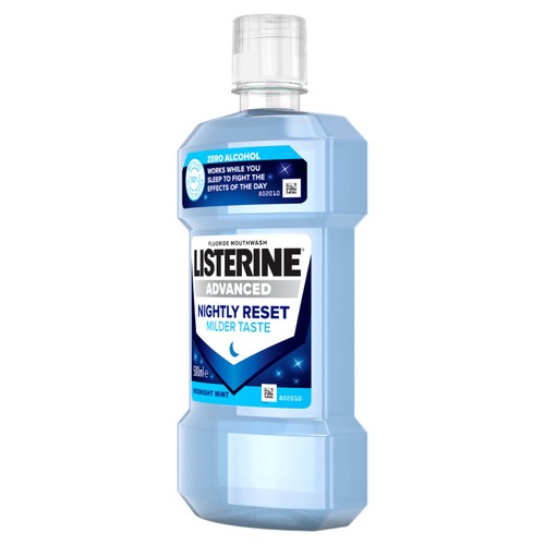 Listerine Advanced Nightly Reset Milder Taste Alcohol Free Mouthwash thumbnail 10