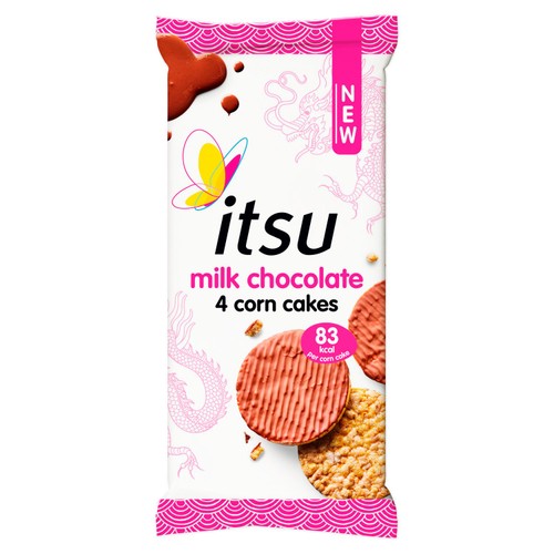 Itsu milk chocolate corn cakes
