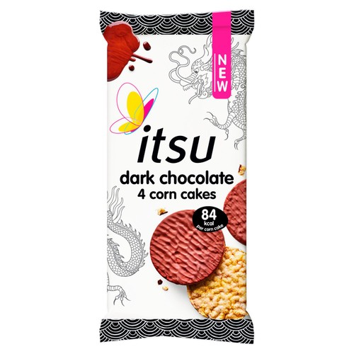 Itsu dark chocolate corn cakes