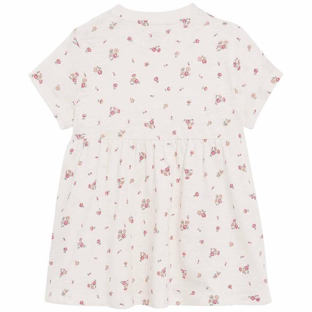 M&S Jersey Ditsy Floral Dress, 0-3 Years, Cream