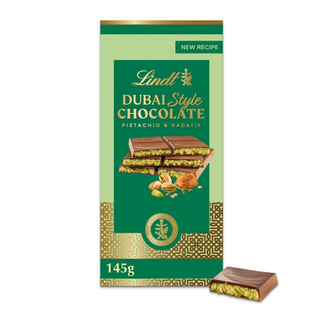 Lindt Dubai Style Milk Chocolate Bar