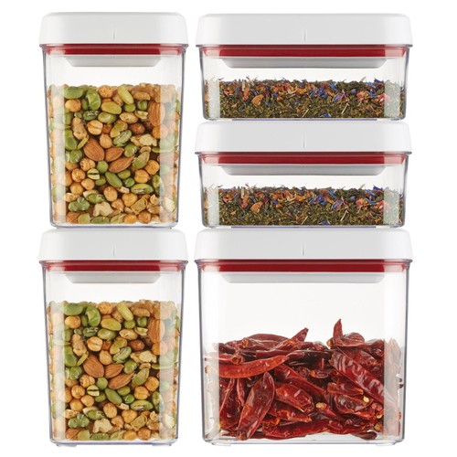 Zyliss Twist & Seal 5 Piece Storage Container Set thumbnail 4