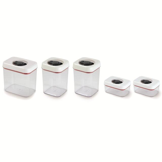 Zyliss Twist & Seal 5 Piece Storage Container Set