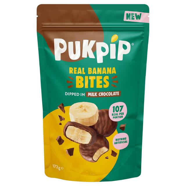 Pukpip Banana Bites Dipped In Milk Chocolate