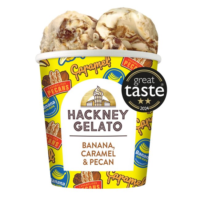 Hackney Gelato Banana Caramel & Pecan Gelato