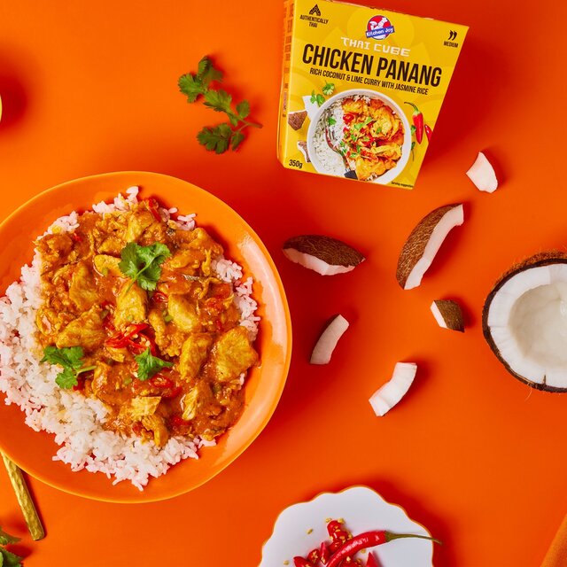 Kitchen Joy Chicken Panang Rich Coconut & Lime Curry with Jasmine Rice thumbnail 2
