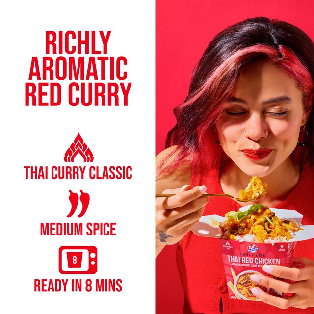 Kitchen Joy Thai Red Chicken Aromatic Coconut Curry with Jasmine Rice thumbnail 4