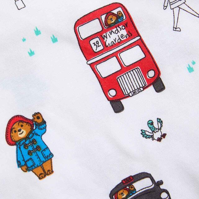 M&S Boys Pure Cotton Paddington Pyjamas, 4-5 Years, Ivory thumbnail 3