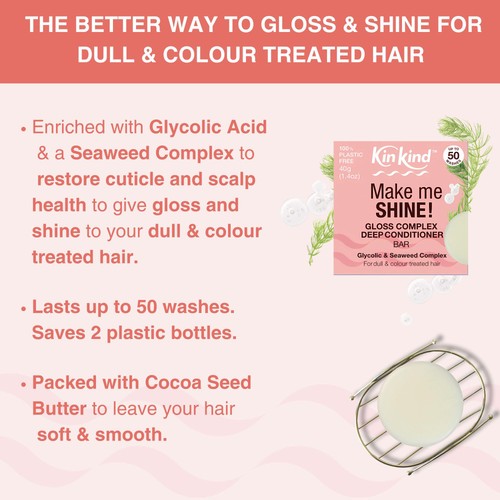 KinKind Make Me SHINE! Solid Conditioner Bar thumbnail 4
