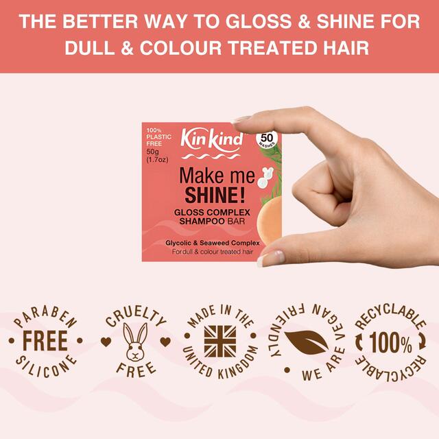 KinKind Make me SHINE! Gloss Complex Shampoo Bar thumbnail 3