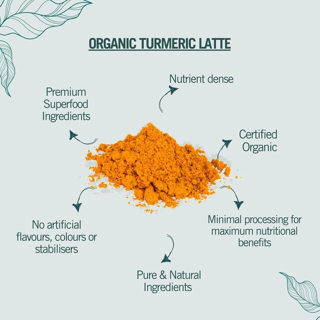 Green Origins Organic Super Turmeric Latte Blend with Ginger & Cinnamon thumbnail 6