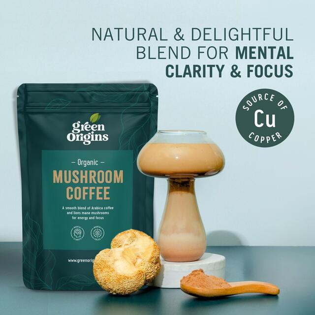 Green Origins Organic Super Mushroom Latte Blend thumbnail 2
